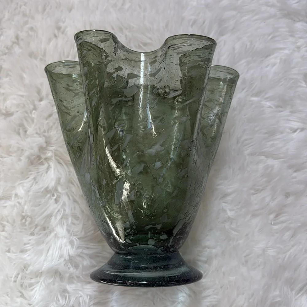 Handmade vase 7” tall